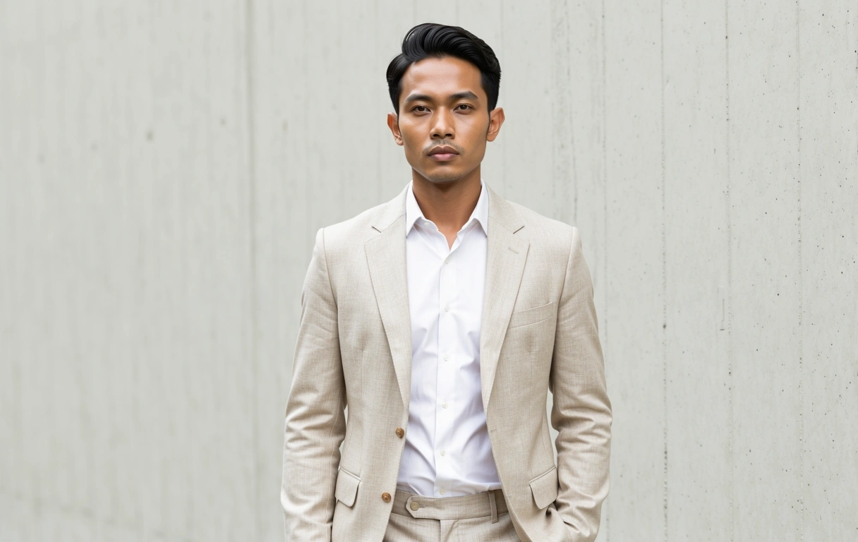 Modern Indonesian men's fashion